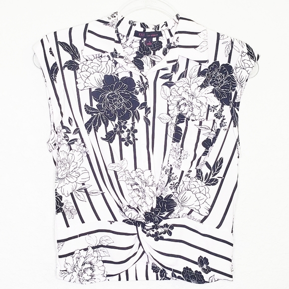 Kaii Tops - NWT KAII LOS ANGELES | Stripe Floral Crop Top